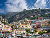  Positano, Amalfi Coast, Salerno, Campania, Southern Italy, Italy, Europe, Mediterranean 