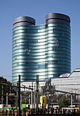  Rabobank Bank-Hochhaus im Zentrum von Utrecht, Niederlande 