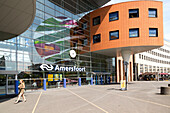 Modern architecture railway station, Amersfoort, Netherlands