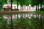 Schloss Philippsruhe und Schlosspark in Hanau, Hessen, Deutschland