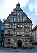 Rattenfängerhaus in der Osterstraße, Rattenfänger von Hameln, Altstadt von Hameln, Niedersachsen, Deutschland