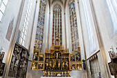  Altar of the Twelve Apostles by Friedrich Herlin, St. James&#39; Church, St. James&#39;s Church, Rothenburg ob der Tauber, Middle Franconia, Franconia, Bavaria, Germany 