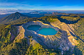 Vulkanseen in Kratern, Tiwu Ko'o Fai Nuwa Muri und Tiwu Ata Polo, Mount Kelimutu, Insel Flores, Indonesien