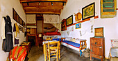  Traditional house with living room near the restored Mylotopi mill in Kefalos on the island of Kos in Greece 