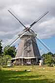 Windmühle, Ahrenshoop, Darß, Fischland, Ostsee, Mecklenburg-Vorpommern, Deutschland, Europa