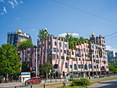  Hundertwasserhaus The Green Citadel of Magdeburg, Magdeburg, Saxony-Anhalt, Central Germany, Germany, Europe 