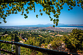  View over the island of Kos in Greece from Zia National Park, Zia, Kos, Greece 