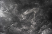 Textured sky with moving clouds in storm day