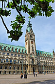 Rathaus Hamburger Platz, Altstadt, Deutschland, Europa