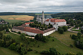  Neresheim Monastery, Benedictine monastery, founded in 1095, Neresheim, Baden-Württemberg, Germany 