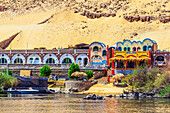 Views of a Nubian village near Aswan, Egypt