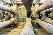 Der Tempel von Edfu ist eine altägyptische Tempelanlage am westlichen Rand der Stadt Edfu in Oberägypten, Ägypten