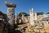 Cartailhac Circle, eisenzeitliches Wohnhaus, talayotisches Dorf Torre d'en Galmés, Alaior, Menorca, Balearen, Spanien