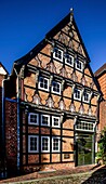  Fuhrmannshaus (1553) in the old town, Fischerstrße 3, Buxtehude, Lower Saxony, Germany 