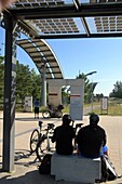  on the German-Polish border near Albeck, Usedom Island, Mecklenburg-Western Pomerania, Germany 