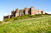  Bamburgh Castle, Northumberland, England, Großbritannien 