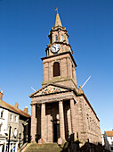 The Town Hall built 1754–60, Berwick-upon-Tweed, Northumberland, England, UK