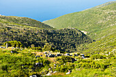  Llogara-Nationalpark, ein Nationalpark in den Ceraunischen Bergen entlang der albanischen Riviera im Südwesten Albaniens, Südosteuropa 