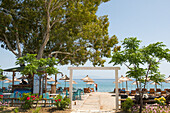 Qeparo beach "new village" of the Ionian coast, Albania, Southeastern Europe