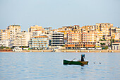 Saranda, port city and seaside resort in Kakome Bay, Ionian Sea Coast, Southern Albania, Southeastern Europe