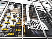  The North Face-Einzelhandelsgeschäft, Außenansicht des Gebäudes, Fifth Avenue, New York City, New York, USA 