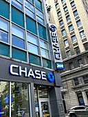  Chase Retail Bank-Büro, Gebäudeaußenseite, New York City, New York, USA 