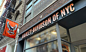  Harley-Davidson-Geschäft, Gebäudeaußenseite, New York City, New York, USA 