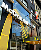  McDonald&#39;s, Gebäudeaußenseite, New York City, New York, USA 