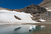 Südlicher Bockkarkees Gletscher am Wasserwinkel, Nationalpark Hohe Tauern, Kärnten, Österreich