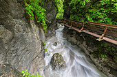 Wasserlauf in der Seisenbergklamm, Weissbach bei Lofer, Salzburg, Österreich