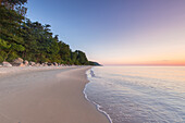  Morning mood on the beach of Knaebaeckshusen, Skåne County, Sweden 