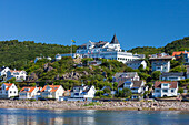 Mölle, Blick ueber den Ort, Provinz Schonen, Schweden