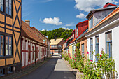  Historic houses, Ystad, Skane, Sweden 