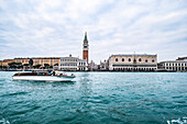  View of St. Mark&#39;s Square from the water, Venice, Veneto, Italy 