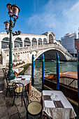  Rialto Bridge and Grand Canal, Venice, Veneto, Italy 