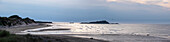 Panorama Aufnahme vom Strand in North Berwick, East Lothian, Schottland, Vereinigtes Königreich