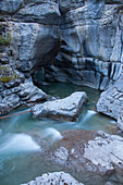  Stream in Maligne Canyon, Jasper National Park, Alberta, Canada 