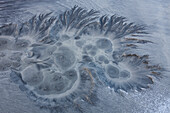  Structures in the sand, winter, Lofoten, Norway 