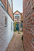 Schornsteinfeger Gang, Hansestadt Lübeck, UNESCO Weltkulturerbe, Schleswig-Holstein, Deutschland