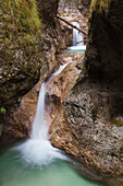 Almbachklamm, Herbst, Berchtesgadener Land, Bayern, Deutschland