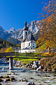 Pfarrei St. Sebastian, Ramsau, Berchtesgaden, Bayern, Deutschland