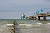  Zingst pier, Fischland-Darss-Zingst, Mecklenburg-Western Pomerania, Germany 