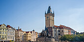 Altstädter Ring, Altstädter Rathaus, Jan-Hus-Denkmal, Prager Altstadt, Prag, Tschechische Republik, Europa