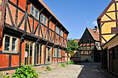 Den Gamle By or The Old Town, open air town museum that consists of 75 historical buildings collected from 20 townships in all parts of the country (originally erected between 17th and 20th century), Aarhus, Jutland Peninsula, Denmark, Northern Europe