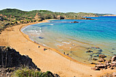 Cavalleria Beach at Cape Cavalleria on the North Coast of Menorca, Balearic Islands, Spain, Europe