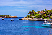 Die Bucht von Porto Pedro auf Mallorca, Spanien