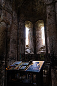 Ruins of Kvetera fortress city in the Georgian Caucasus mountains