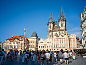 Altstädter Ring, Teynkirche, Prager Altstadt, Prag, Tschechische Republik, Europa