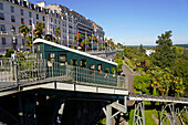 Die Standseilbahn von Pau, Pyrenäen, Frankreich, Europa