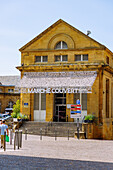 Markthalle Marché Couvert an der Place Jean-Paul II in Metz im Département Moselle in der Region Grand Est in Frankreich